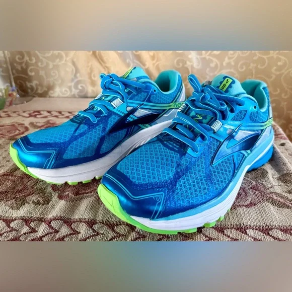 Brooks Ravenna 7 Womens Size 8.5 Blue Green Training Running Shoes Like New - Picture 3 of 14